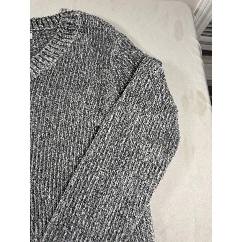Orvis Gray Chenille V Neck Sweater Women’s Large Soft Cozy Pullover - Picture 6 of 15